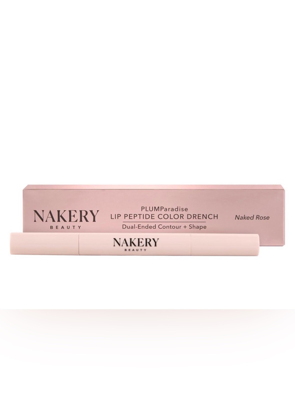 NAKERY PLUMParadise Lip Peptide Color Drench — Naked Rose (Pink)